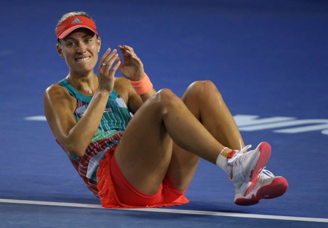 Angelique Kerber vs Serena Williams - Women's singles final at the Australian Open in Melbourne
