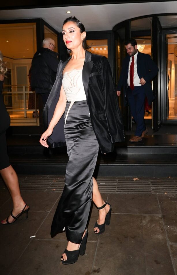 Anita Rani - Seen while Leaving The Pride of Britain Awards in London