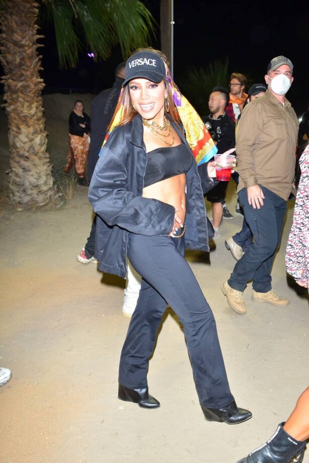 Anitta - Arrives at Coachella's Neon Carnival in Indio