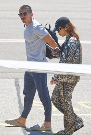 Anitta - Arrives at the Bern airport in Switzerland