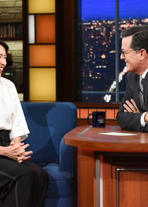 Ann Curry - 'The Late Show with Stephen Colbert' in NY