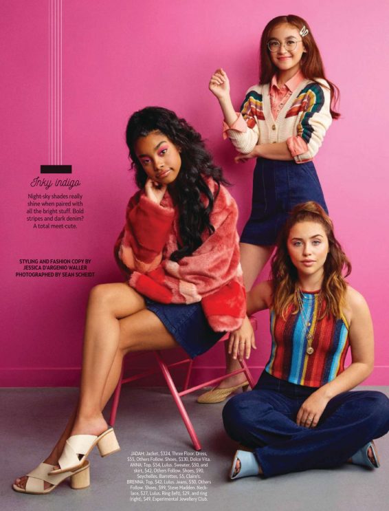 Anna Cathcart, Brenna D'Amico and Jadah Marie - Girls Life Magazine (July 2019)