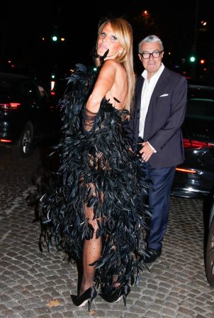 Anna Dello Russo - Leaving Bof Gala during Paris Fashion Week