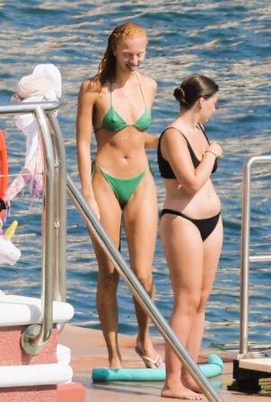 Anna Ermakova - With Angela Ermakova in a bikinis in Monaco