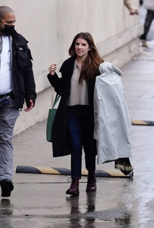 Anna Kendrick - Arriving to Jimmy Kimmel Live in Hollywood