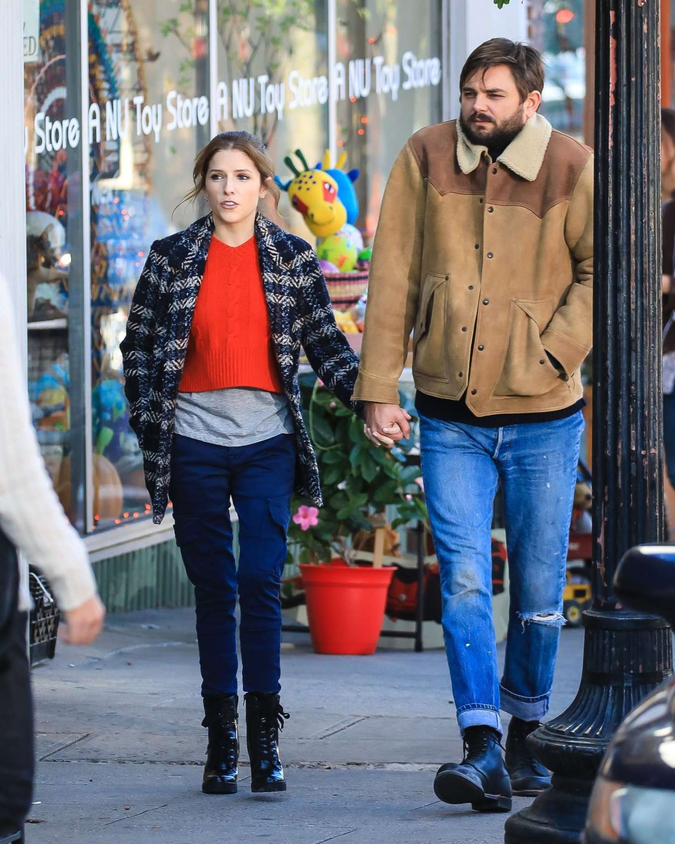 Anna Kendrick 2019 : Anna Kendrick – Filming scenes for Love Life in Tarrytown-10