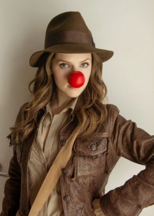 Anna Kendrick is Indiana Anna Jones for Red Nose Day 2015