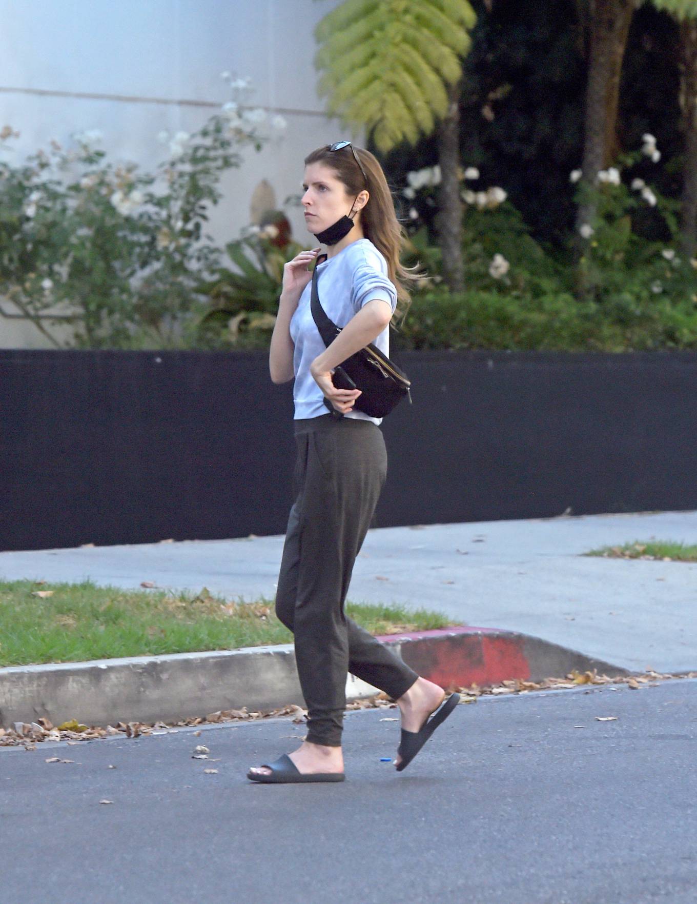 Anna Kendrick 2021 : Anna Kendrick – Is pictured out on a stroll in Los Angeles-02