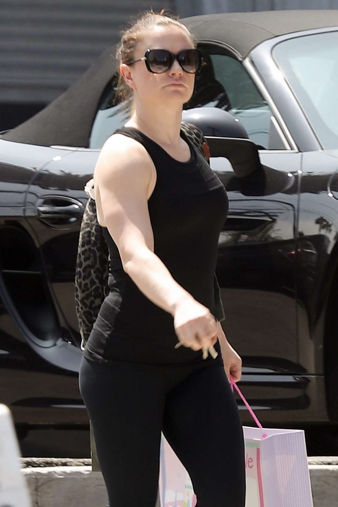 Anna Paquin - Arrives at CrossFit training in Los Angeles