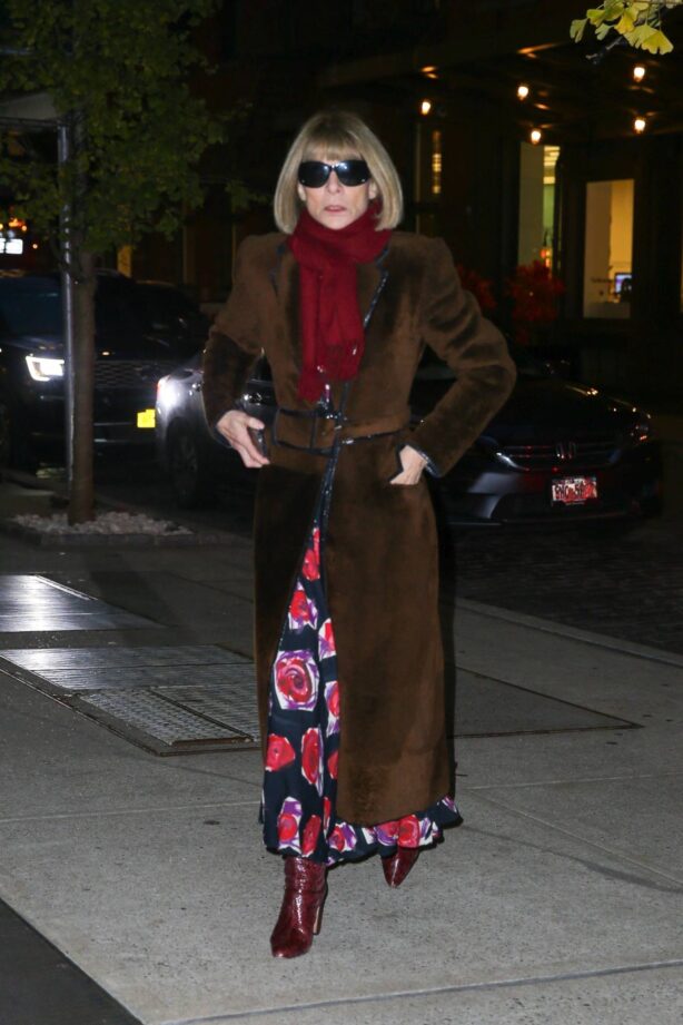 Anna Wintour - Arrives at the Crosby Hotel in New York