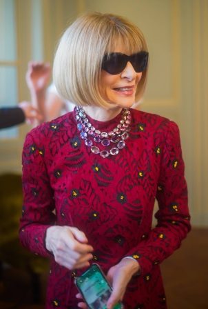 Anna Wintour - Attends the Marni show during Paris Fashion Week