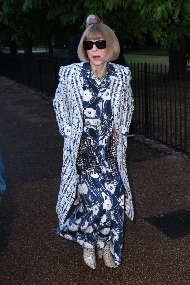 Anna Wintour - Pictured at the Serpentine Gallery Sumner Party in London