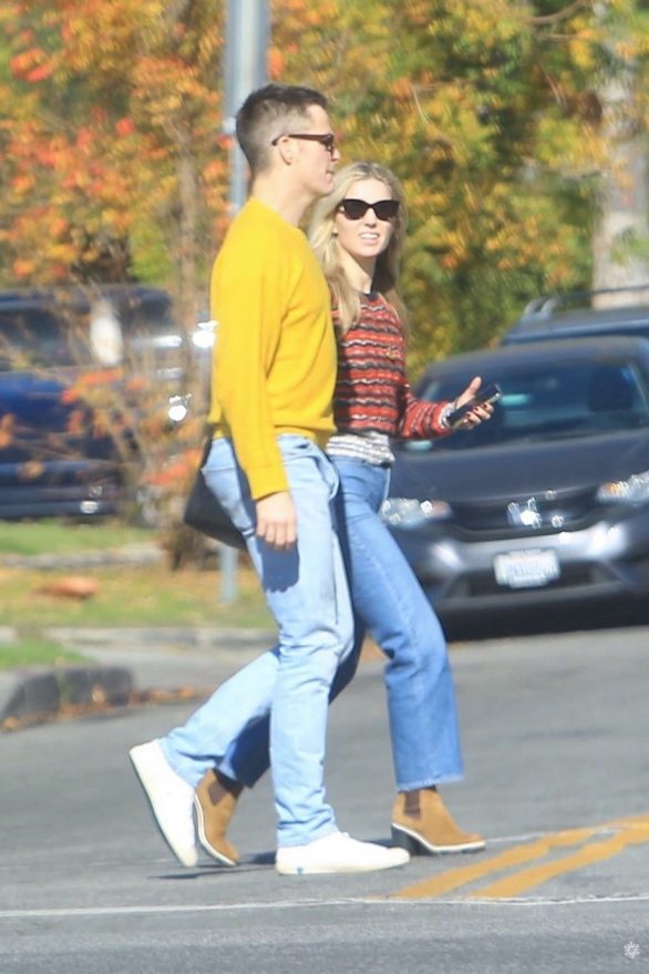 Annabelle Wallis and Chris Pine - Out in Hollywood