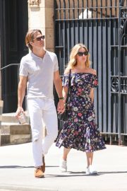 Annabelle Wallis and Chris Pine - Out in New York City