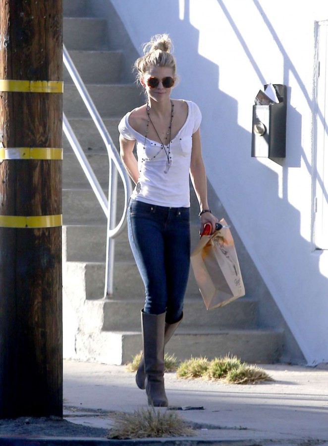 Annalynne Mccord in Tight Jeans Out in Los Angeles
