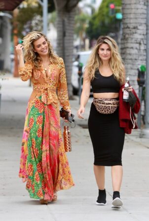 Annalynne McCord - With Rachel McCord seen leaving a medical building in Beverly Hills