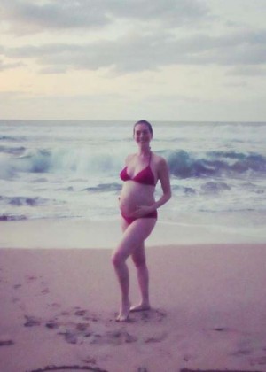 Anne Hathaway in a Bikini - Instagram Pic