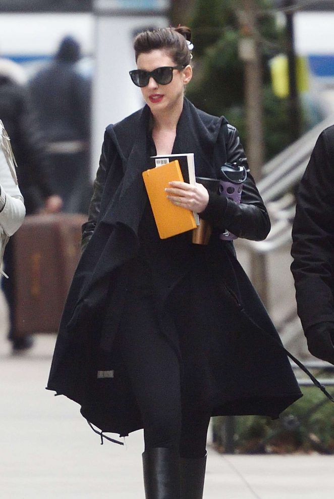 Anne Hathaway Out in Manhattan