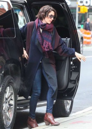 Anne Hathaway in Jeans out in NYC