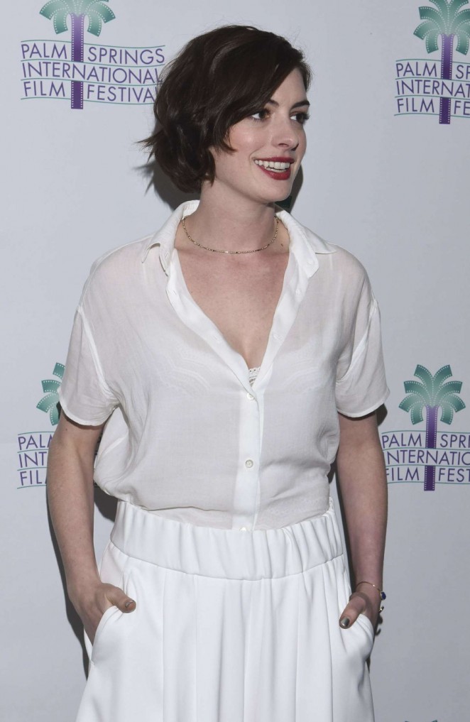 Anne Hathaway - "Song One" Screening at Palm Springs Film Festival