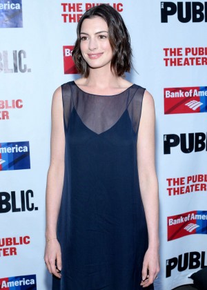 Anne Hathaway - The Public Theater's Annual Gala in NY