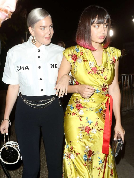 Anne-Marie and Charli XCX - Arrives at Serpentine Gallery Summer Party in London