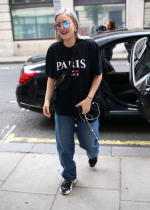 Anne Marie - Arriving at BBC Studios in London