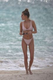 Anne Winters in Bikini on the beach in Tulum