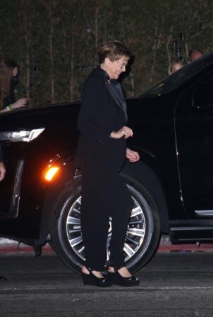 Annette Bening - exits the Academy Museum Opening Gala in Los Angeles