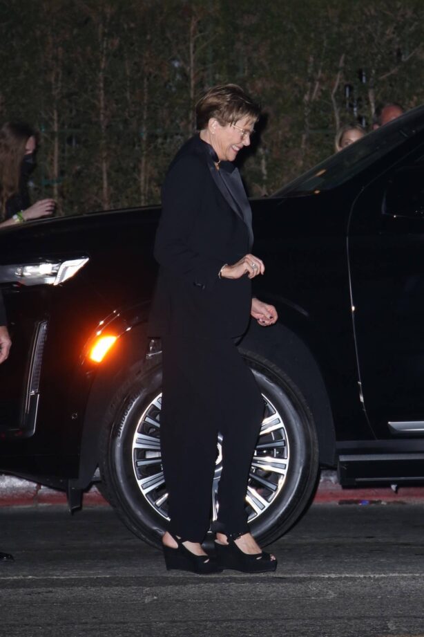 Annette Bening - exits the Academy Museum Opening Gala in Los Angeles