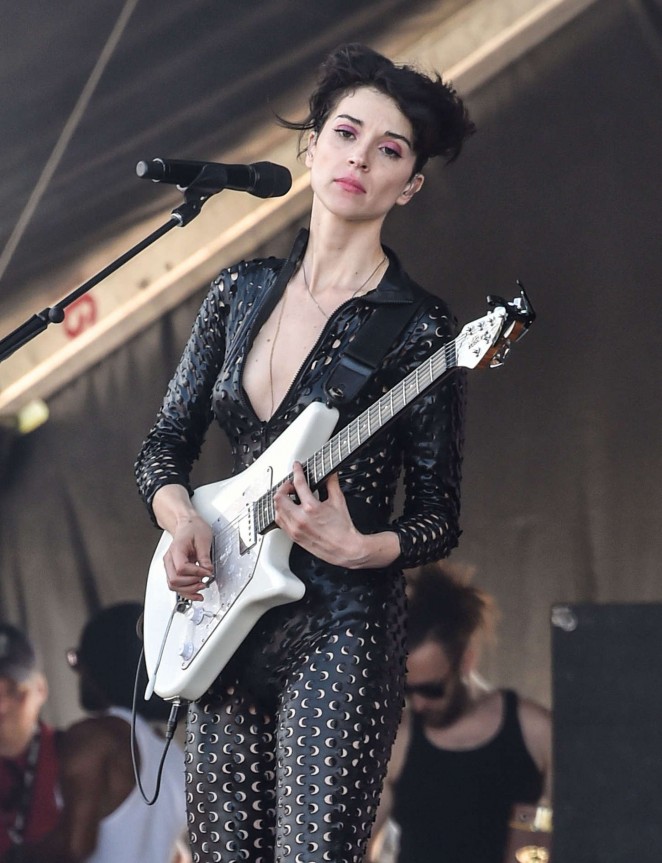 Annie Clark - Performing at the Osheaga Music and Arts Festival in Montreal