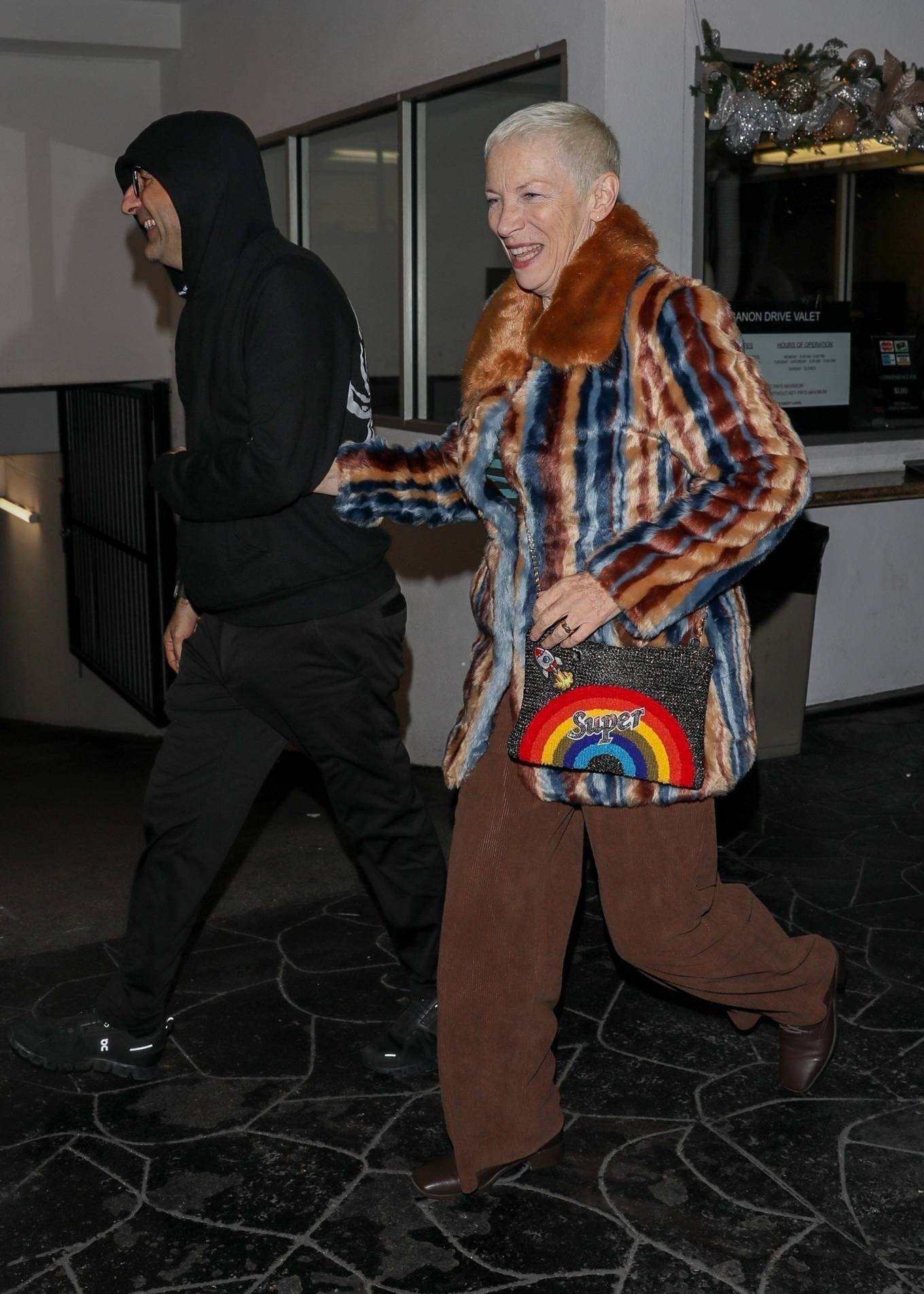 Annie Lennox - With her husband Mitchell Besser in Beverly Hills