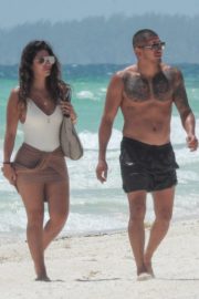 Anthony Pettis and Lisette Gadzuric - Spotted during their Mexico vacation