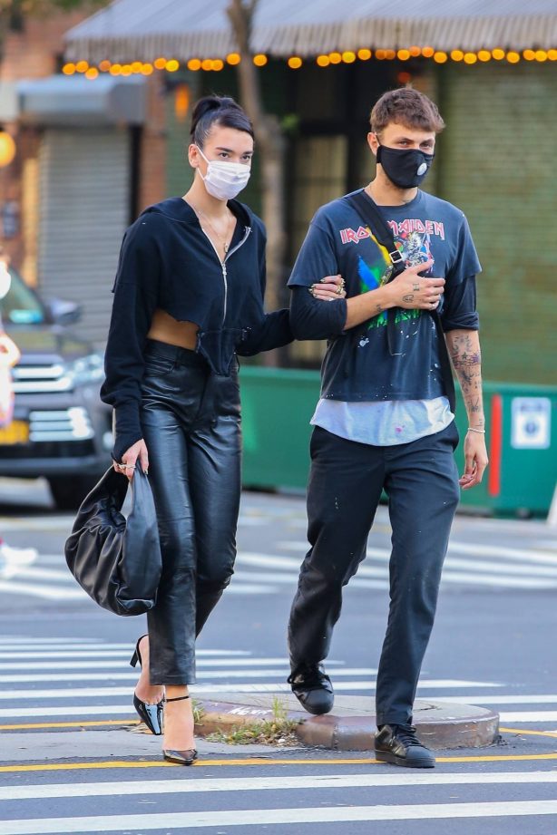 Anwar Hadid and Dua Lipa - Out and about in New York City