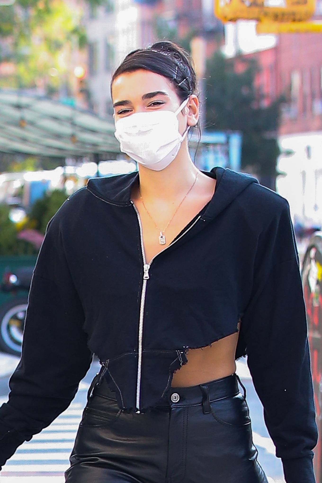 Dua Lipa 2020 : Anwar Hadid and Dua Lipa – Seen while out and about in New York-07