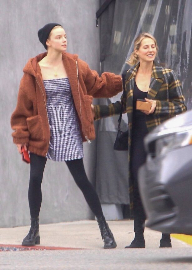 Anya Taylor-Joy - Seen with a friend in West Hollywood