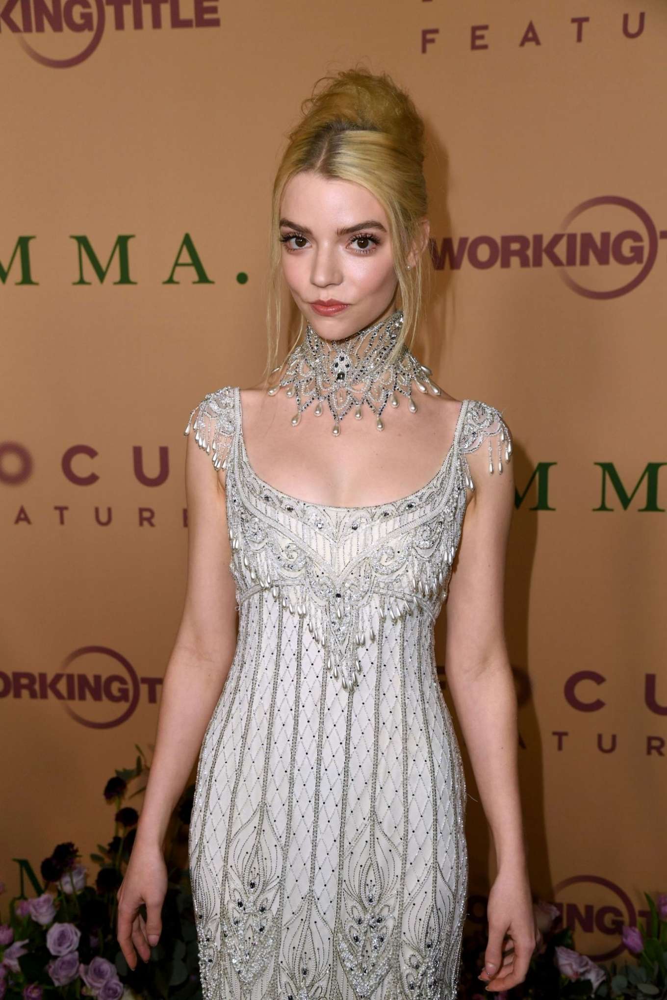 Anya Taylor-Joy - Wears long dress at 'Emma' premiere in Los Angeles