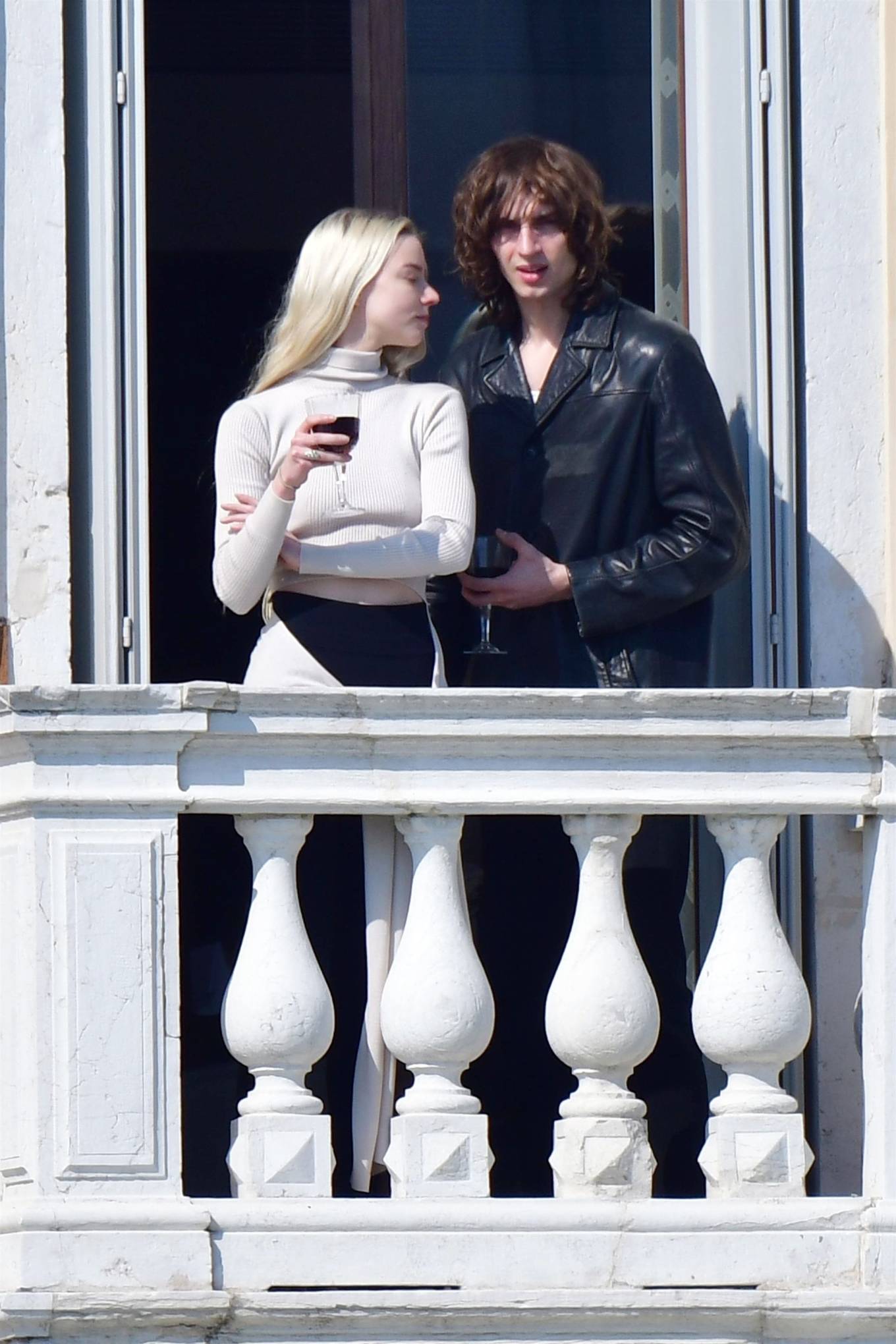 Anya Taylor-Joy - With her fiancé Malcolm McRae enjoying a romantic day in Venice