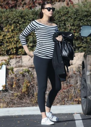 April Love Geary - Out for lunch in Studio City