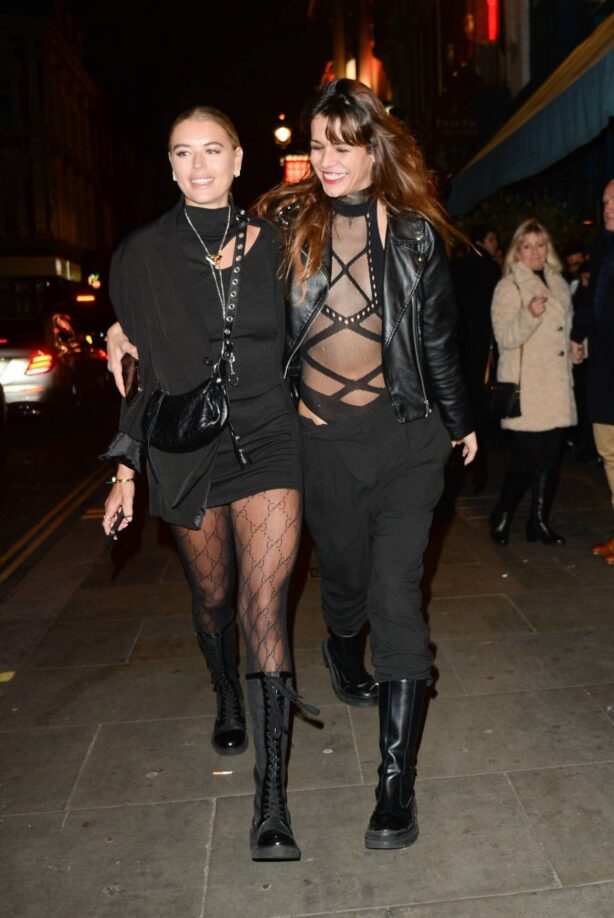 Arabella Chi spotted - Leaving the Aegean-inspired bar and Hovarda Restaurant in London