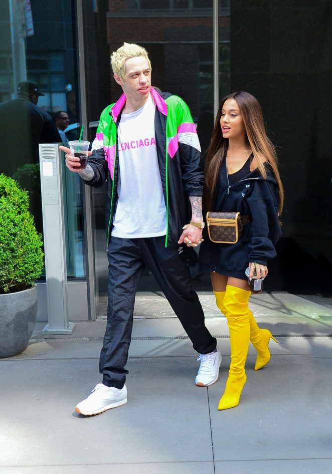 Ariana Grande and Pete Davidson out in New York City