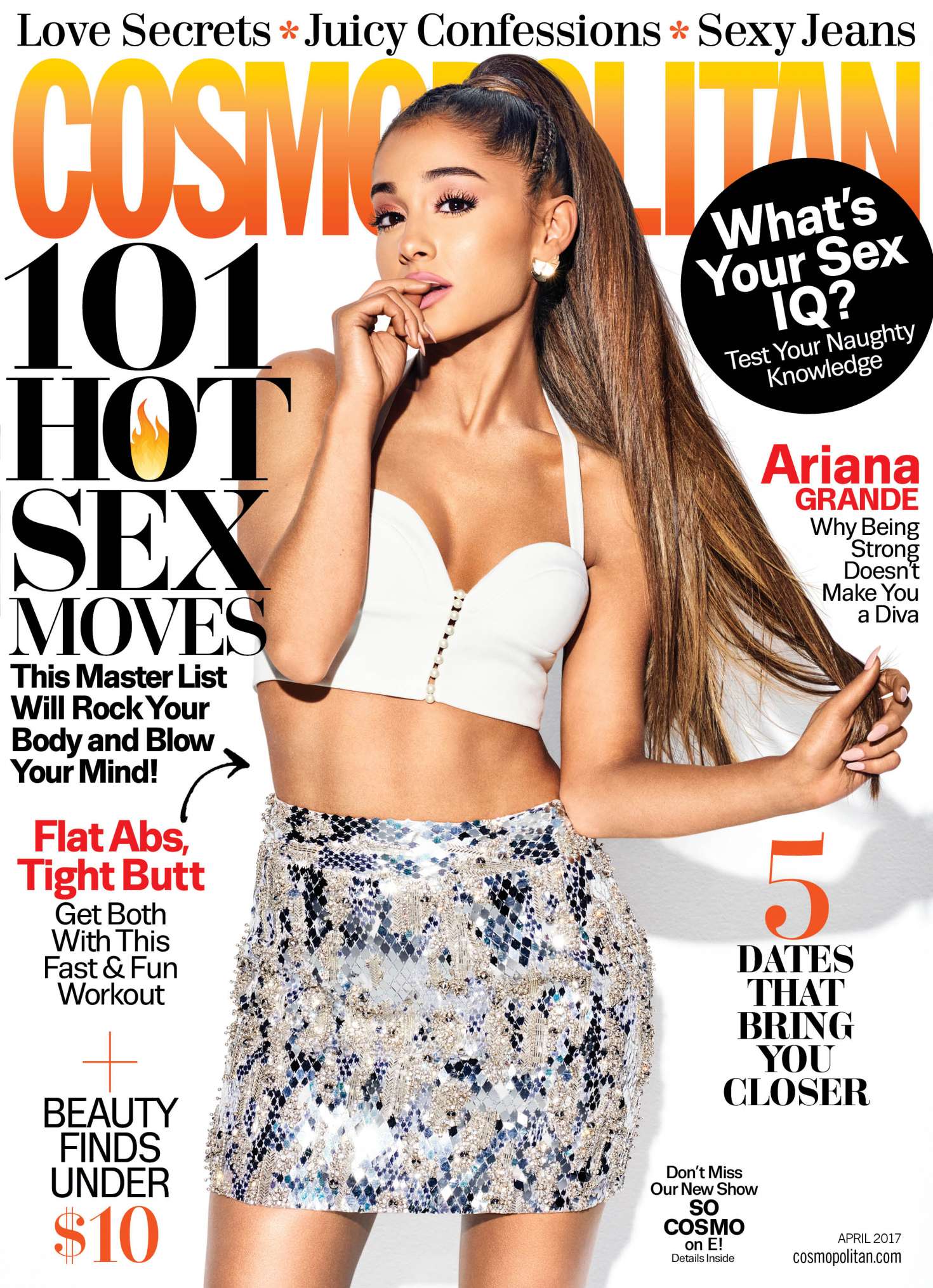 Ariana Grande Cosmopolitan Magazine (April 2017) GotCeleb