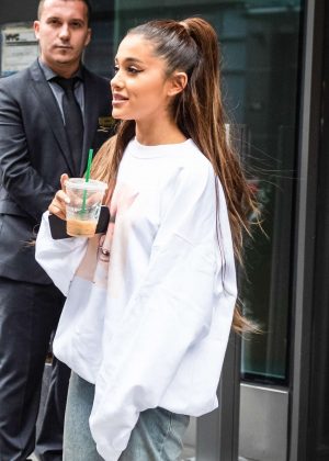 Ariana Grande - Leaves her apartment in New York City