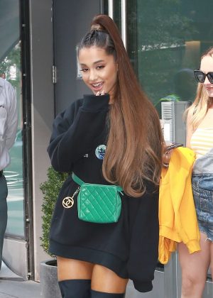 Ariana Grande - Leaving her apartment in New York City