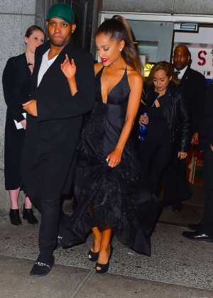 Ariana Grande - Leaving the DKMS Blood Cancer Gala in New York City