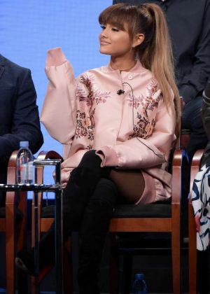 Ariana Grande - NBC 'Hairspray Live!' Panel at TCA Summer Press Tour 2016 in LA