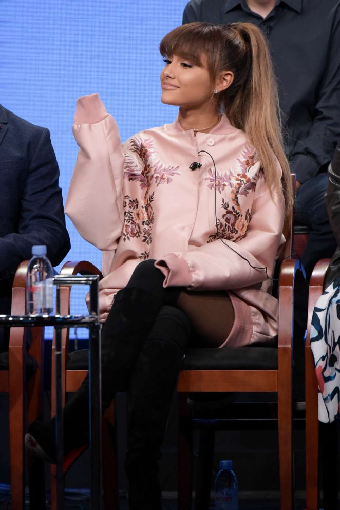 Ariana Grande - NBC 'Hairspray Live!' Panel at TCA Summer Press Tour 2016 in LA