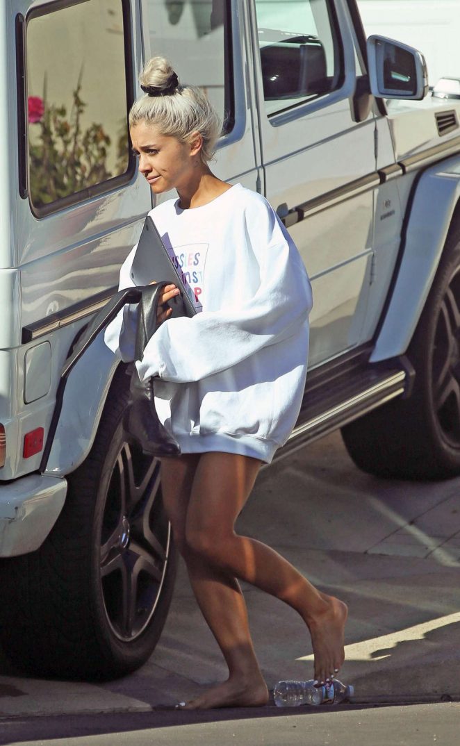 Ariana Grande out in Los Angeles