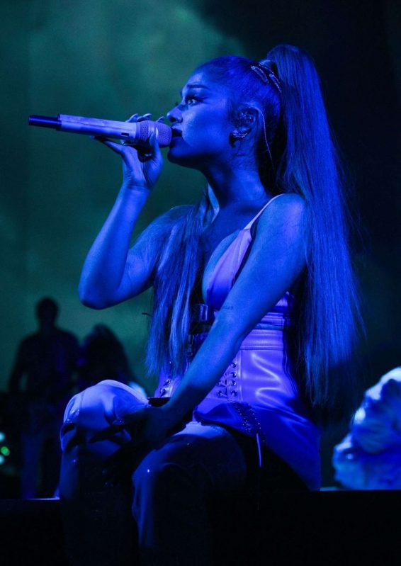 Ariana Grande Performing At Her Sweetener World Tour At O2