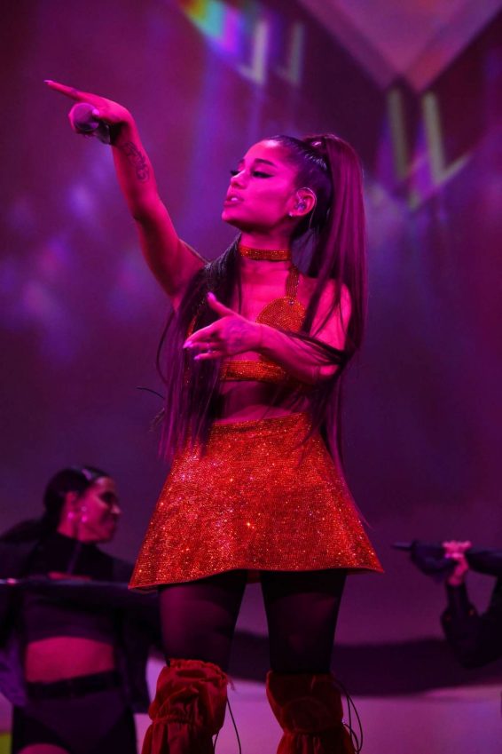 Ariana Grande Performs During The Sweetener World Tour In